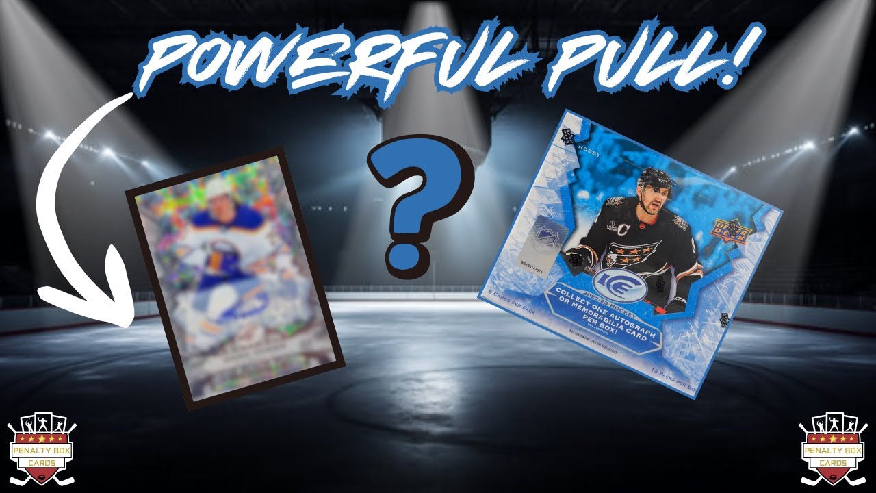 POWERFUL PULL! 22-23 UD Ice Hobby Box