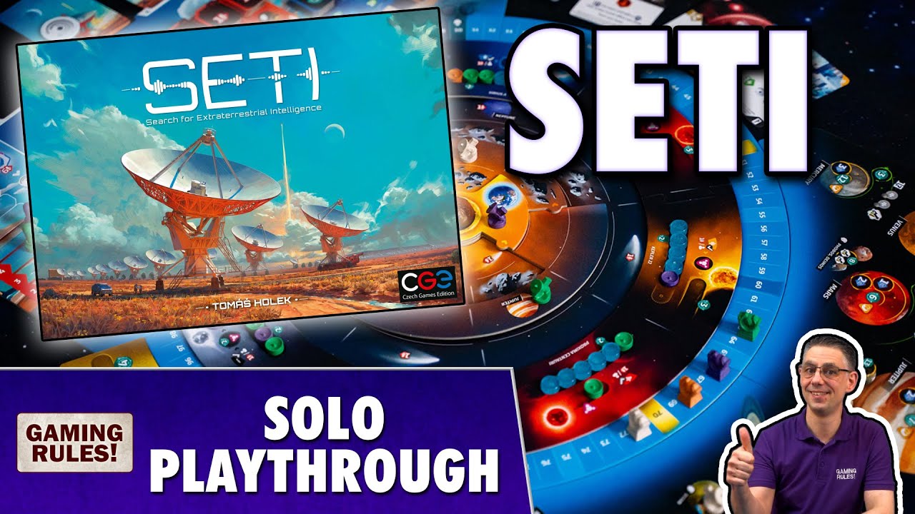 SETI - Solo Playthrough & Review