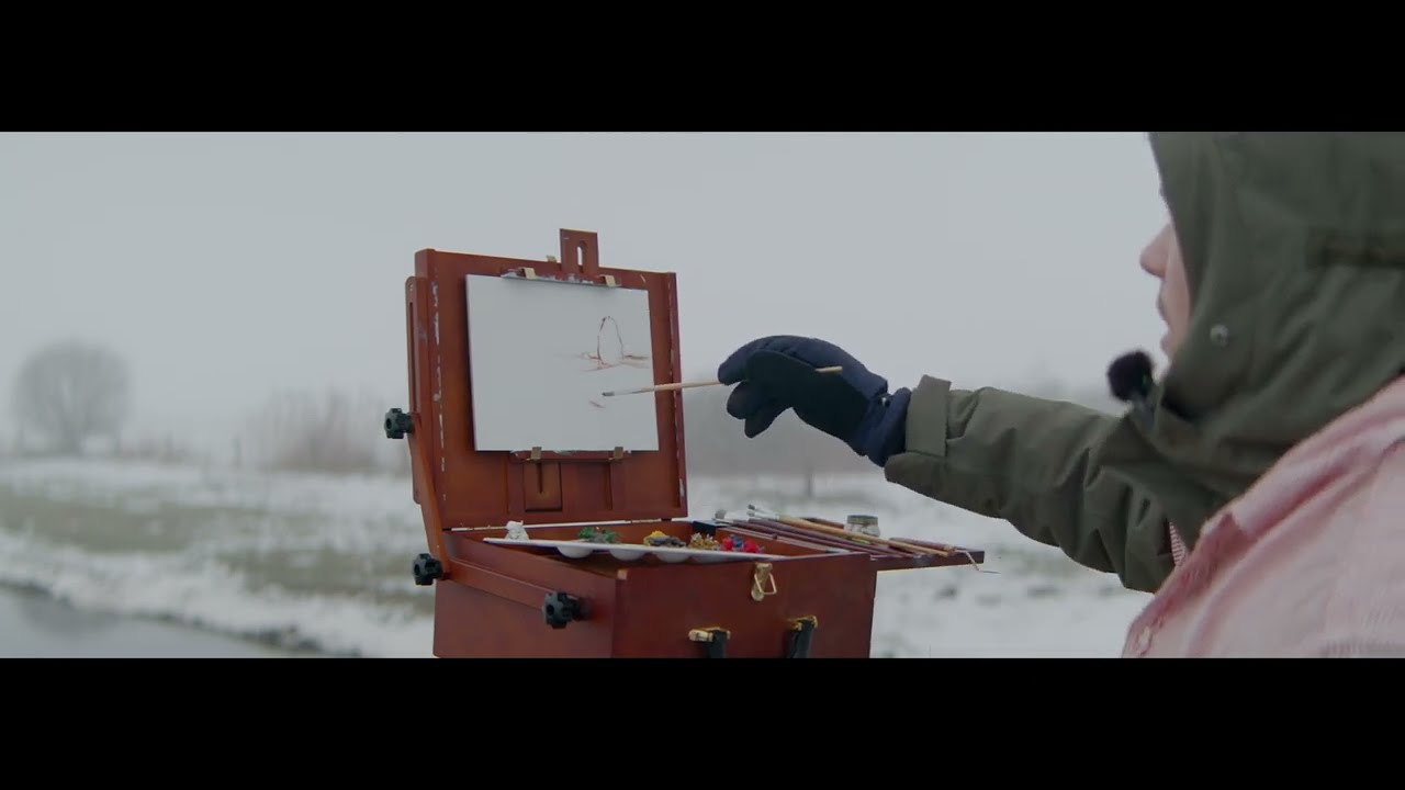 Plein Air winter painting