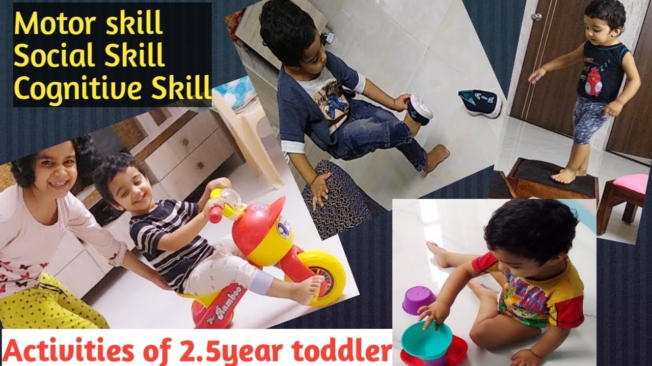 2.5 साल के बच्चे की गतिविधि||2.5 years toddler day activities/ Some Milestones