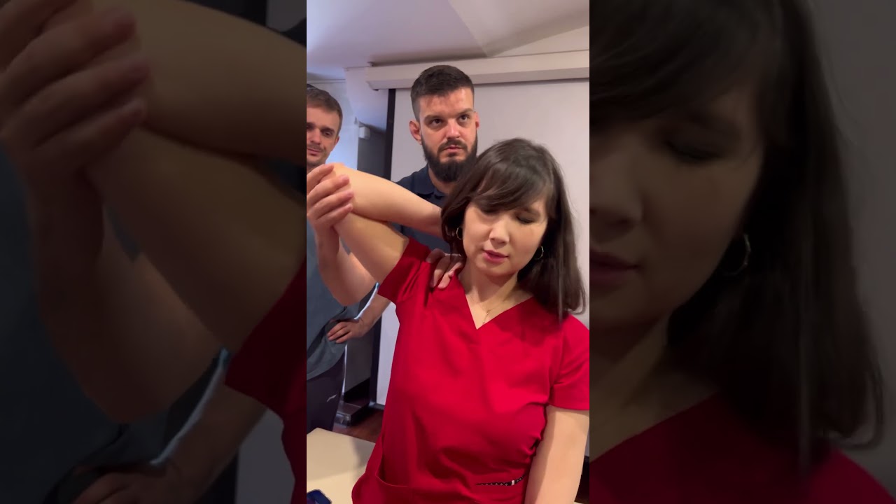 Shoulder HVLA peripheral manipulation by Adnan Kojić PT