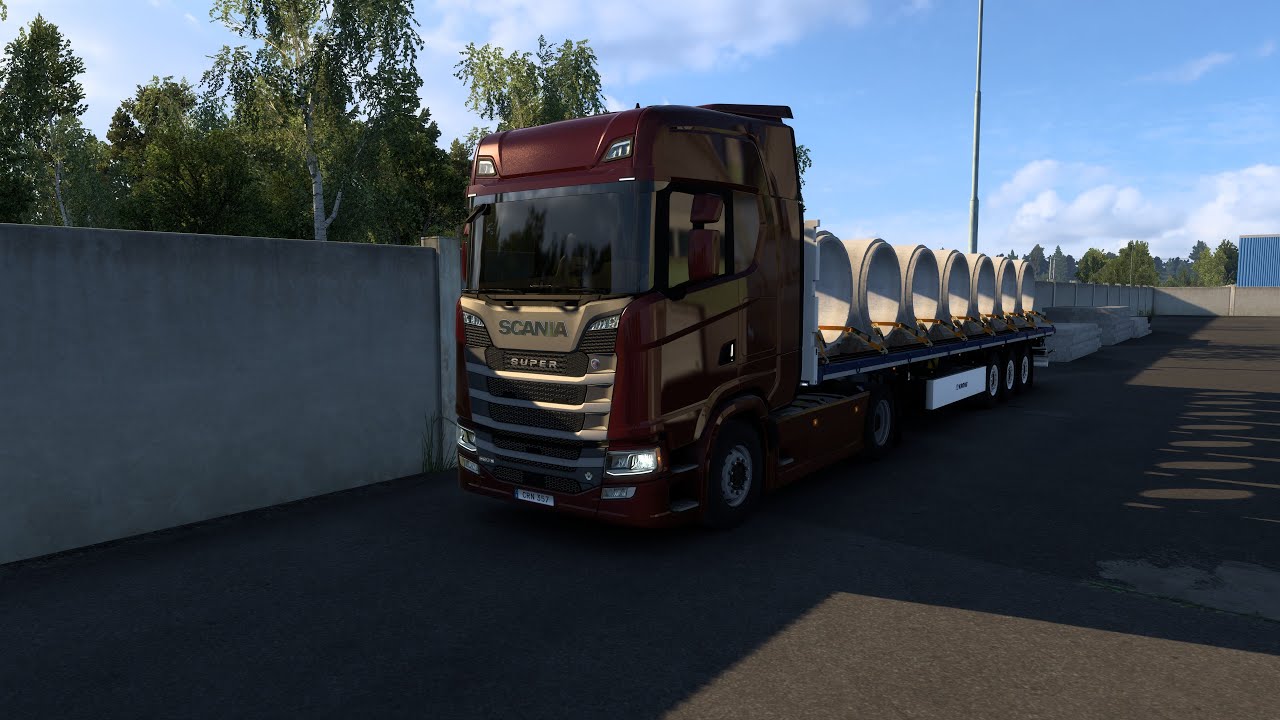 Scania 580S to Sweden | Euro Truck Simulator 2