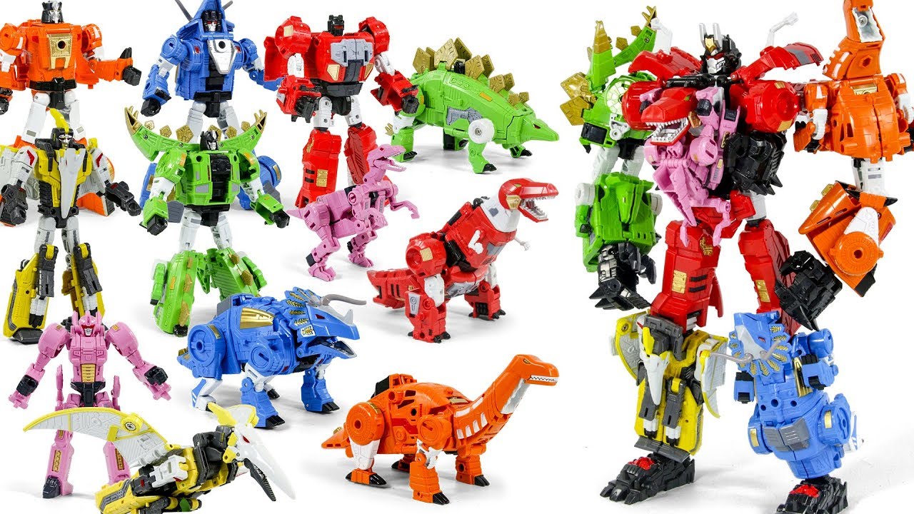 Transformers DinoBot Copy DinoForce Robot Team StrikesBack Toy Transformation