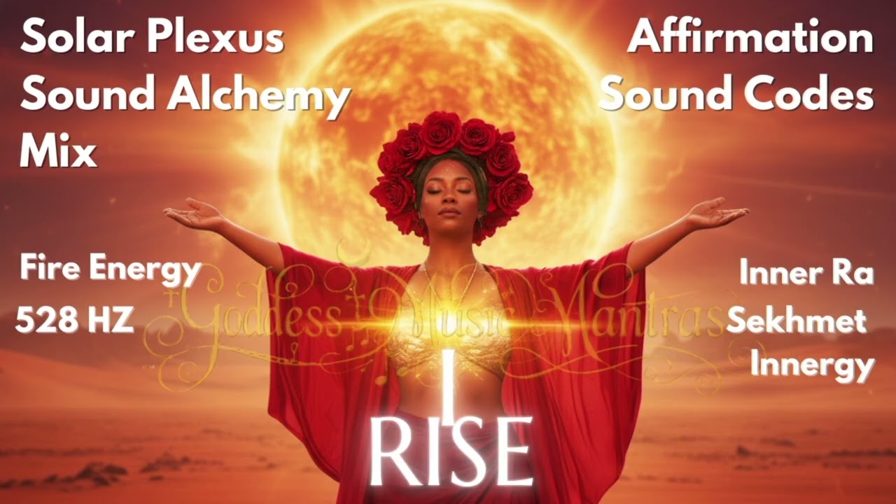 SOLAR PLEXUS - I RISE | 100 Minutes OF SOLAR PLEXUS CHAKRA SOUND MEDICINE & ALCHEMICAL FLOW 528HZ