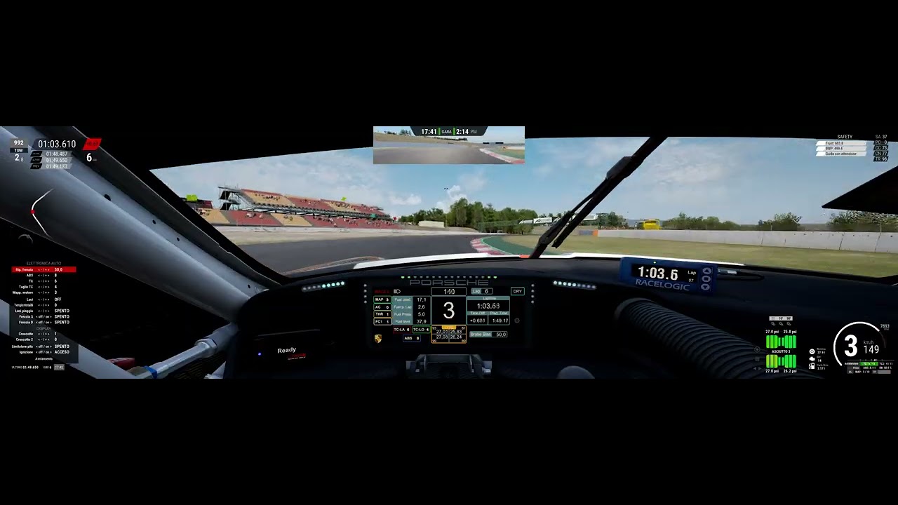 ASSETTO CORSA COMPETIZIONE, 30 min race  Barcellona Porsche992GT3r