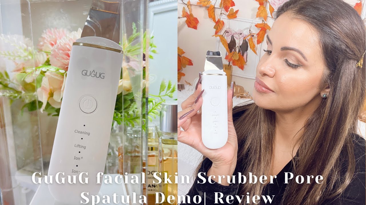 GuGuG facial Skin Scrubber Pore Spatula Demo| Review