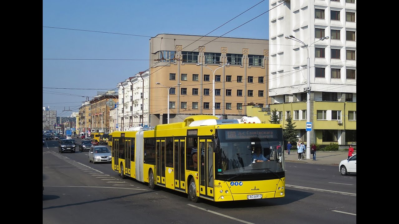 Автобус Минска МАЗ-215.069,гос.№ АС 4491-7,марш.38 (24.11.2020)