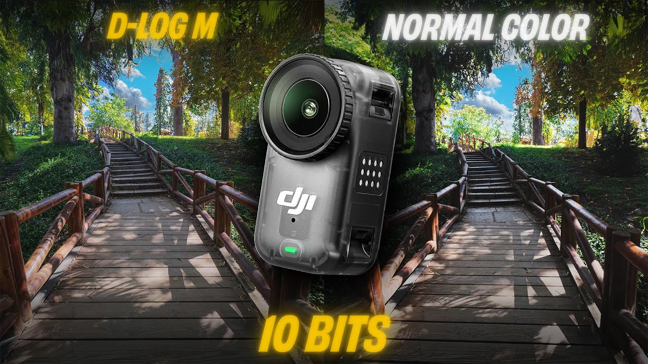 DJI Osmo Nano | Normal Color vs D-Log M | Comparison