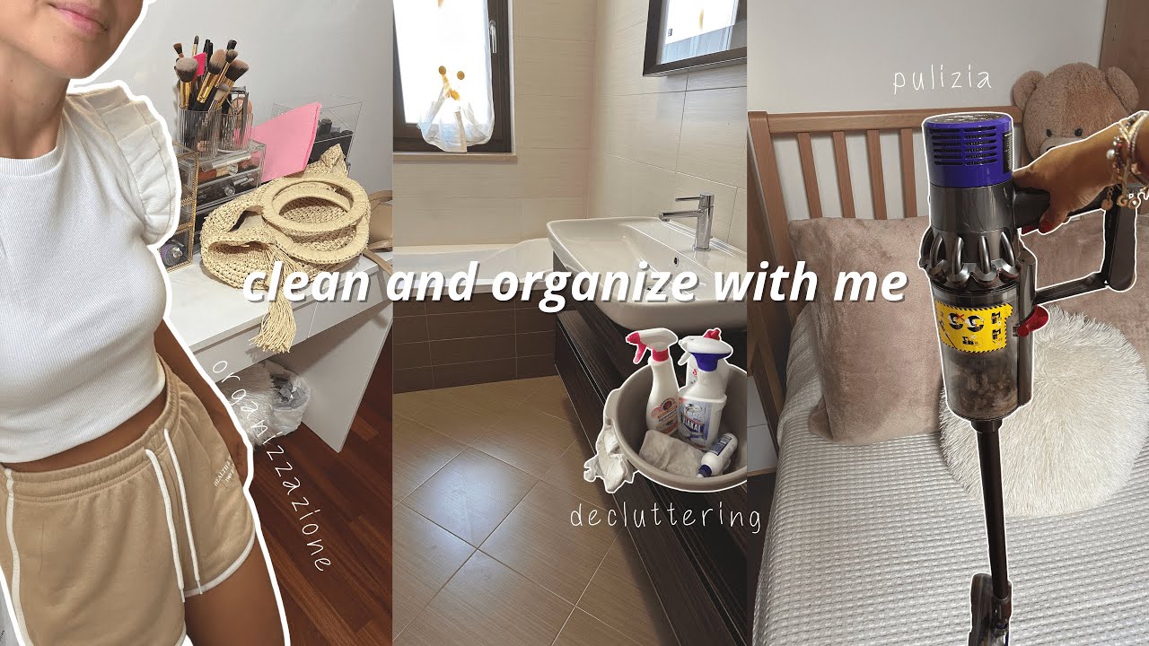 🧺CLEAN and ORGANIZE🧼 with me: decluttering, pulizie & more