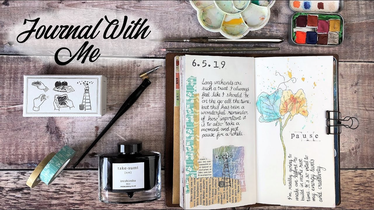 JOURNAL WITH ME | Travelers Notebook