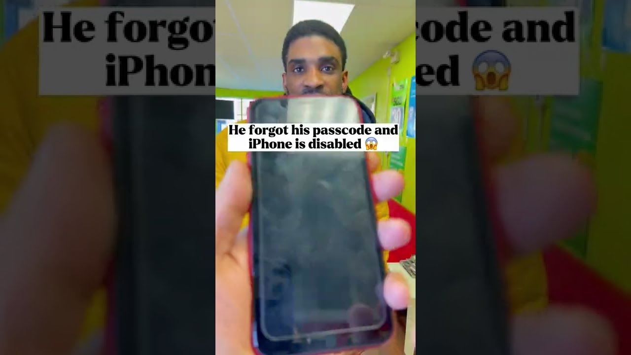 Can&rsquo;t remember your #passcode ?iphone is #disabled ?Here&rsquo;s how you #unlock it😍 #apple #shorts #ios