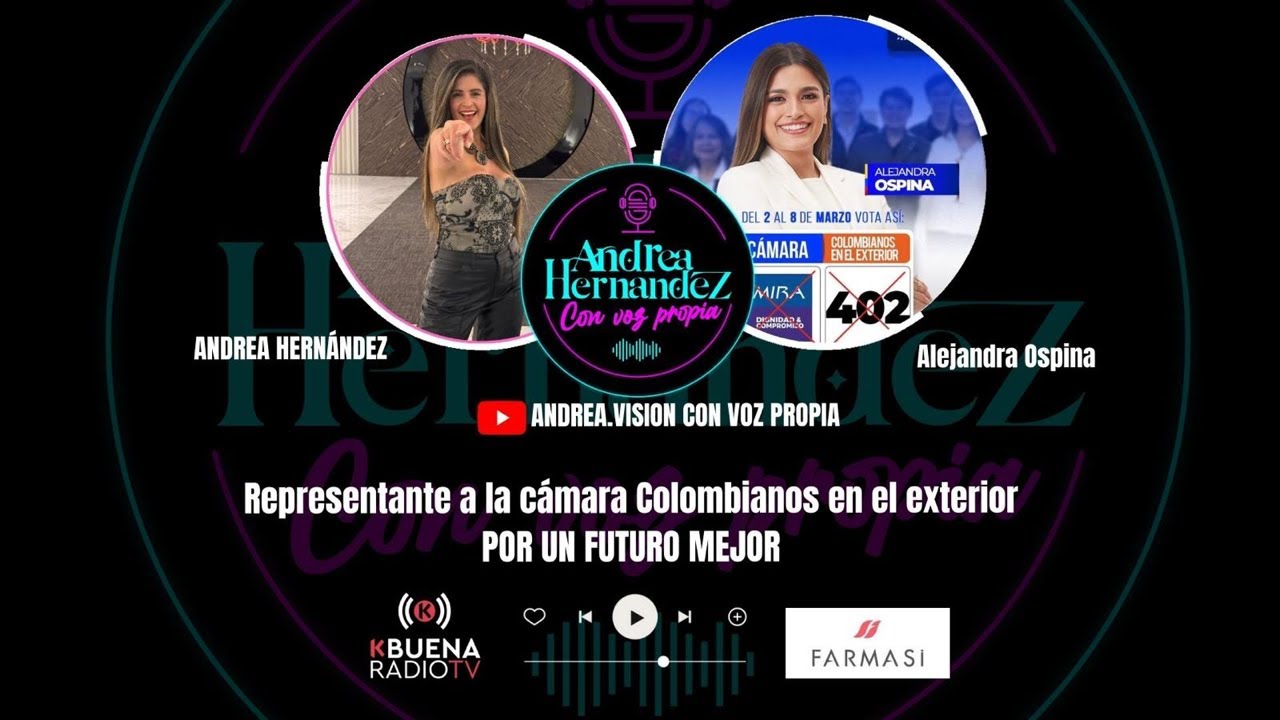 Representante a la cámara Colombians en el exterior POR UN FUTURO MEJOR