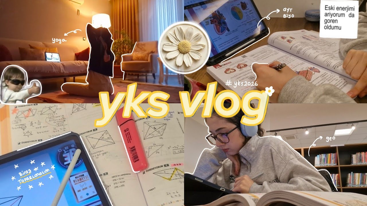 mezunlog7: toparlanma vakti🫂 bu vlog diğerlerinden biraz farklı🤏🏻 || yks ders çalışma vlog #yks2026