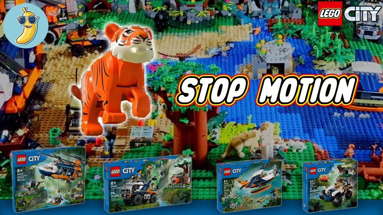 LEGO Jungle Adventure Awaits! Stop Motion & MOC | 2024 Sets