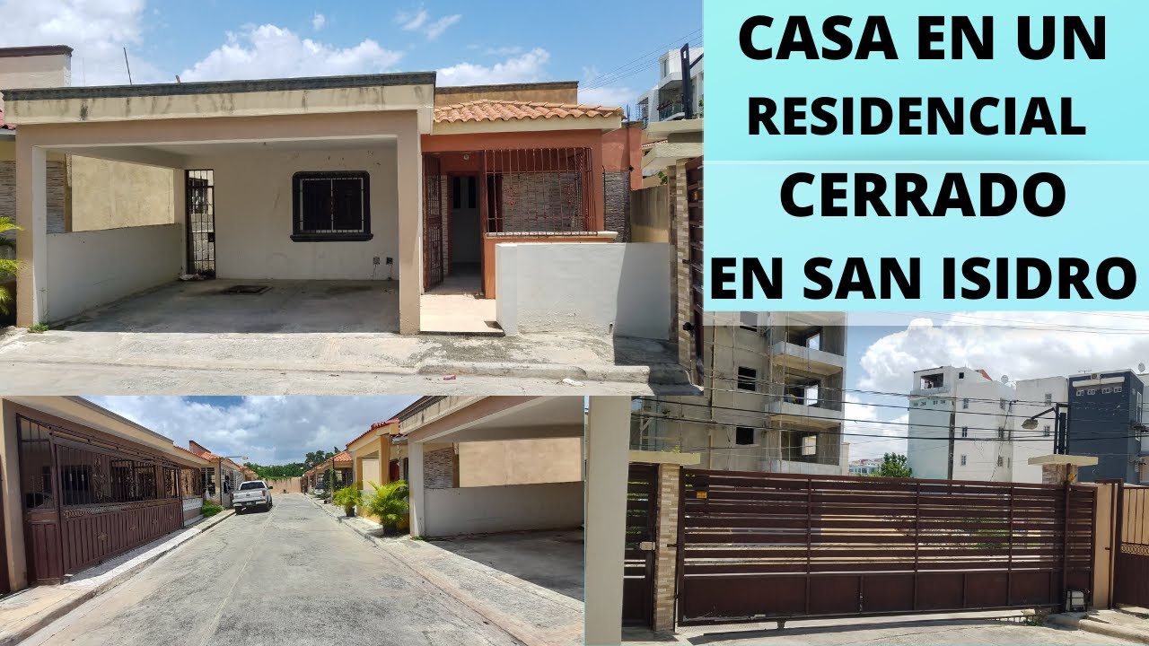 Venta de Casa en San Isidro Santo Domingo Este en un Residencial Cerrado Después de las Cabañas