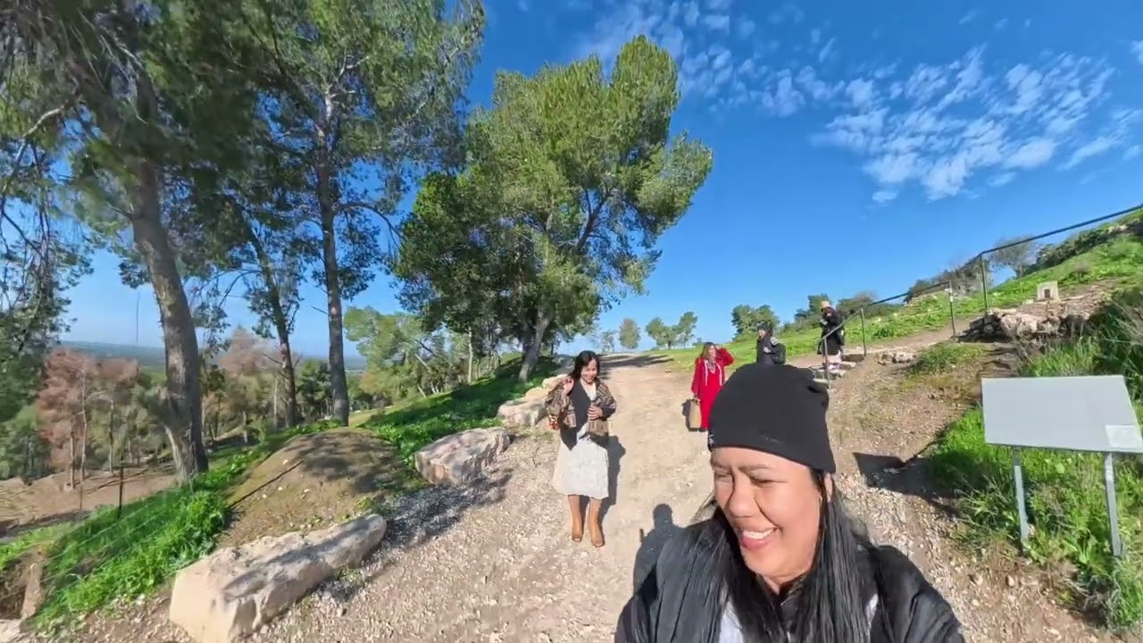 ITIAC MEDIA WALKING AT TEL AZEKAH