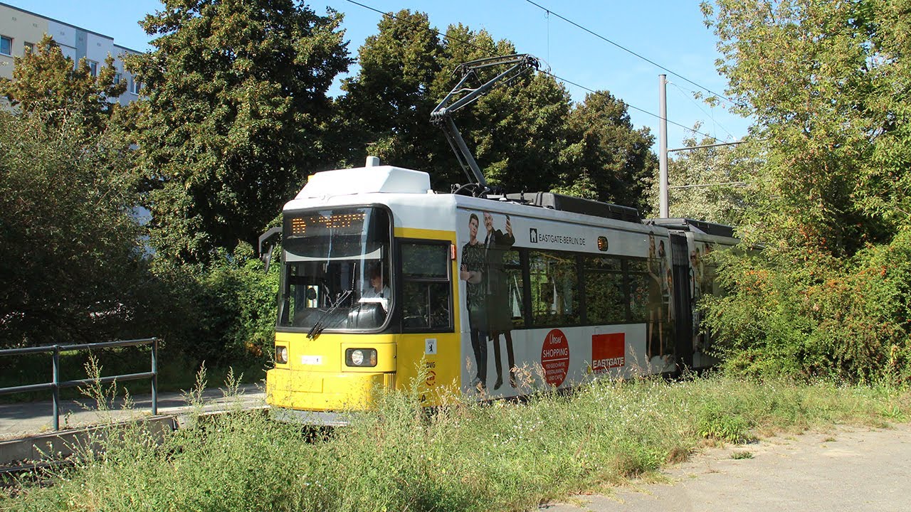 Full ride on tram route M4 - Berlin, 27.09.2023