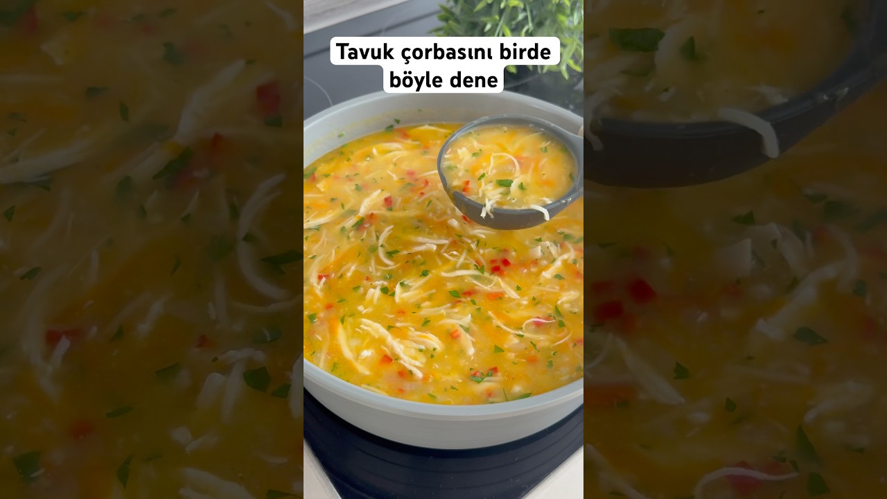 Tavuk &ccedil;orbası tarif 👇#food #trend #recipe #cooking #shortvideo #shorts #short #vlog #viralvideo