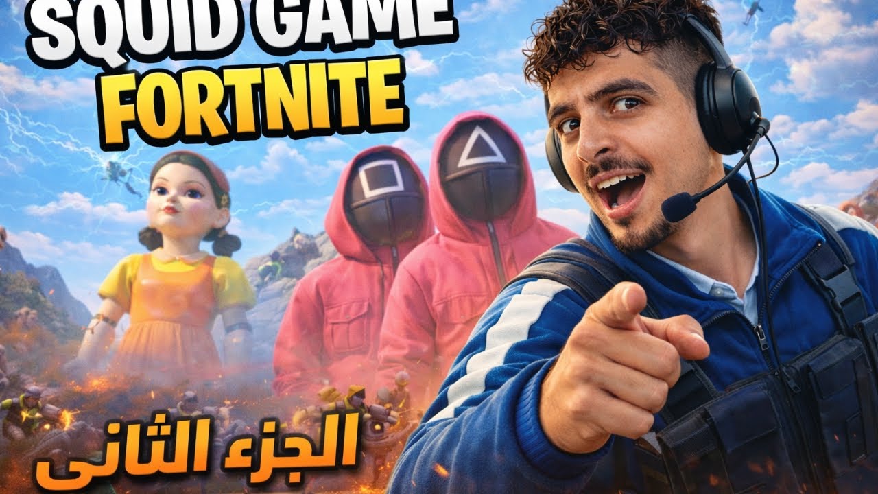 Fortnite Squid Game I 💀 #2 اذا تحركت راح