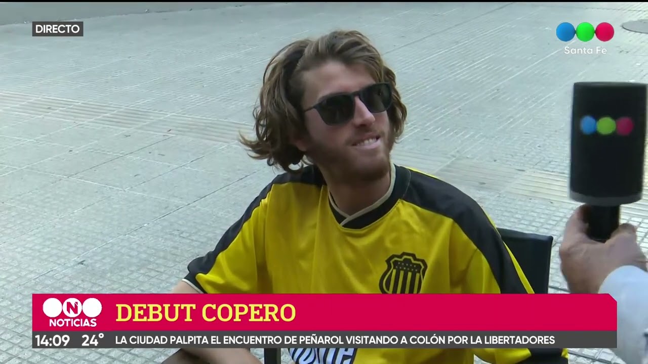 Los hinchas de Peñarol coparon la Peatonal de Santa Fe a la espera del duelo ante Colón