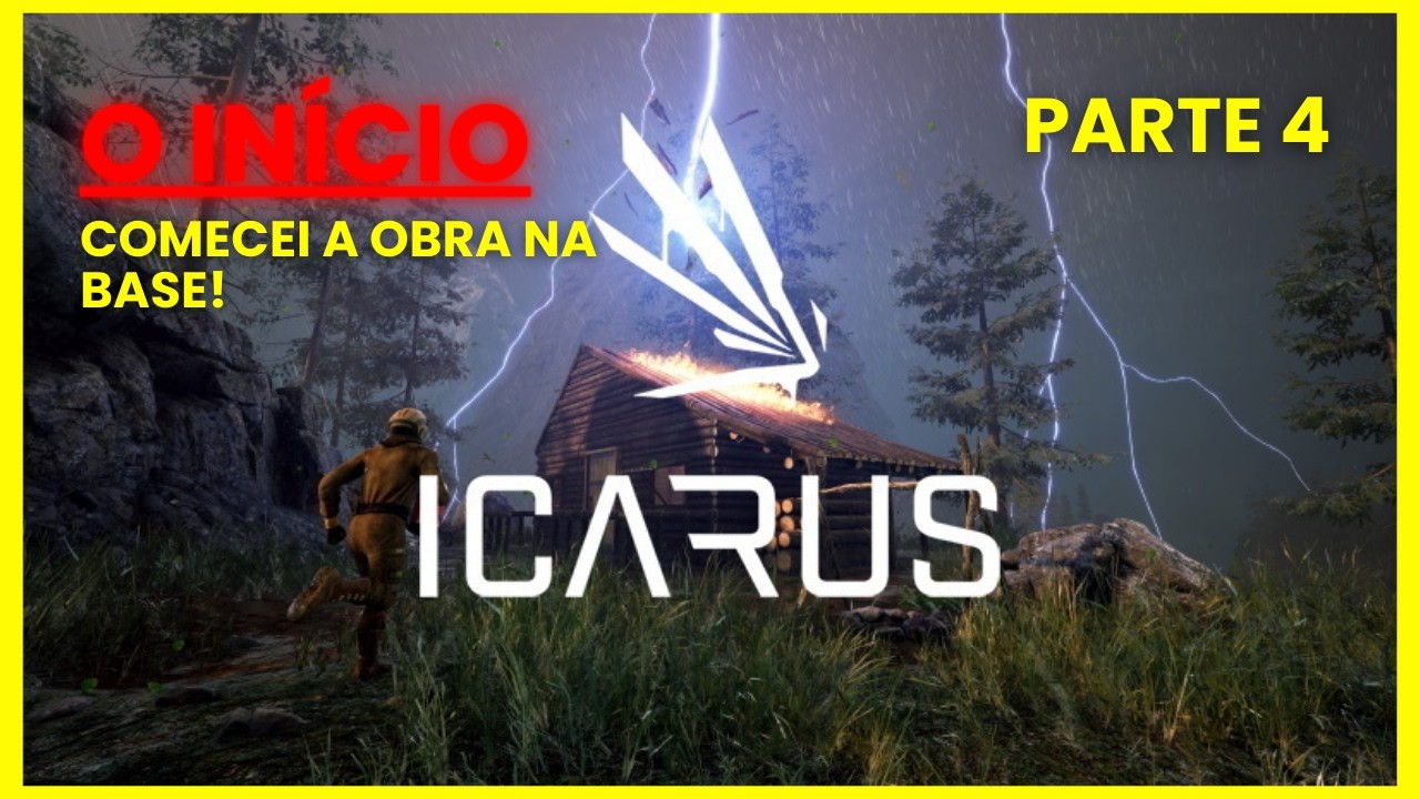 Começando a Construção da Base Enquanto o Personagem Evolui - ICARUS (P4)