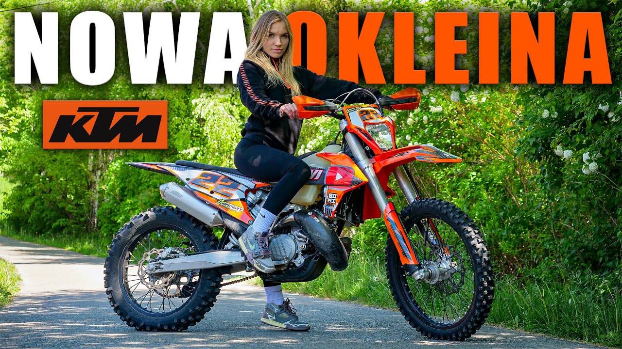 PRZEROBIŁAM SWOJEGO KTM EXC 150 TPI *nowa okleina*
