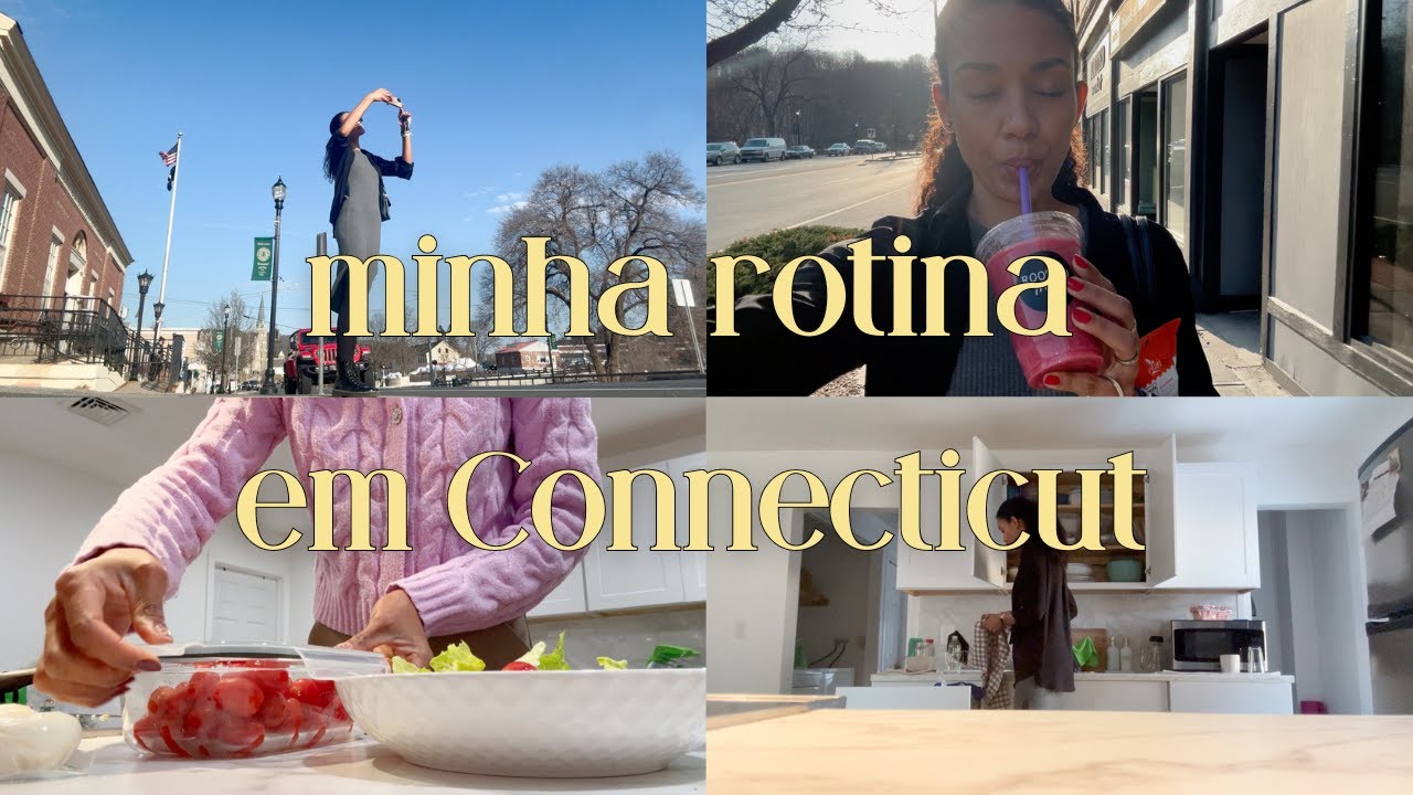 minha rotina morando nos Estados Unidos, como é morar em Connecticut