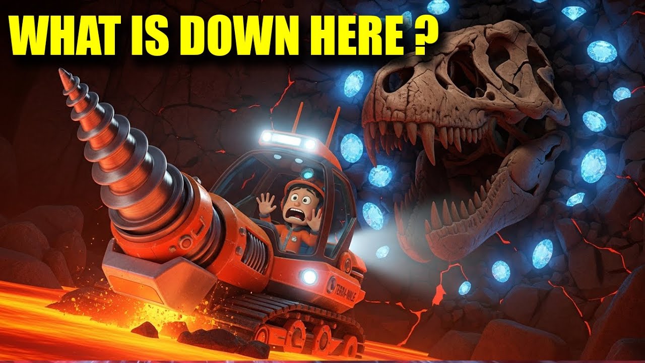 I Drilled to the Center of the Earth! 🌍⛏️ (Real Science)