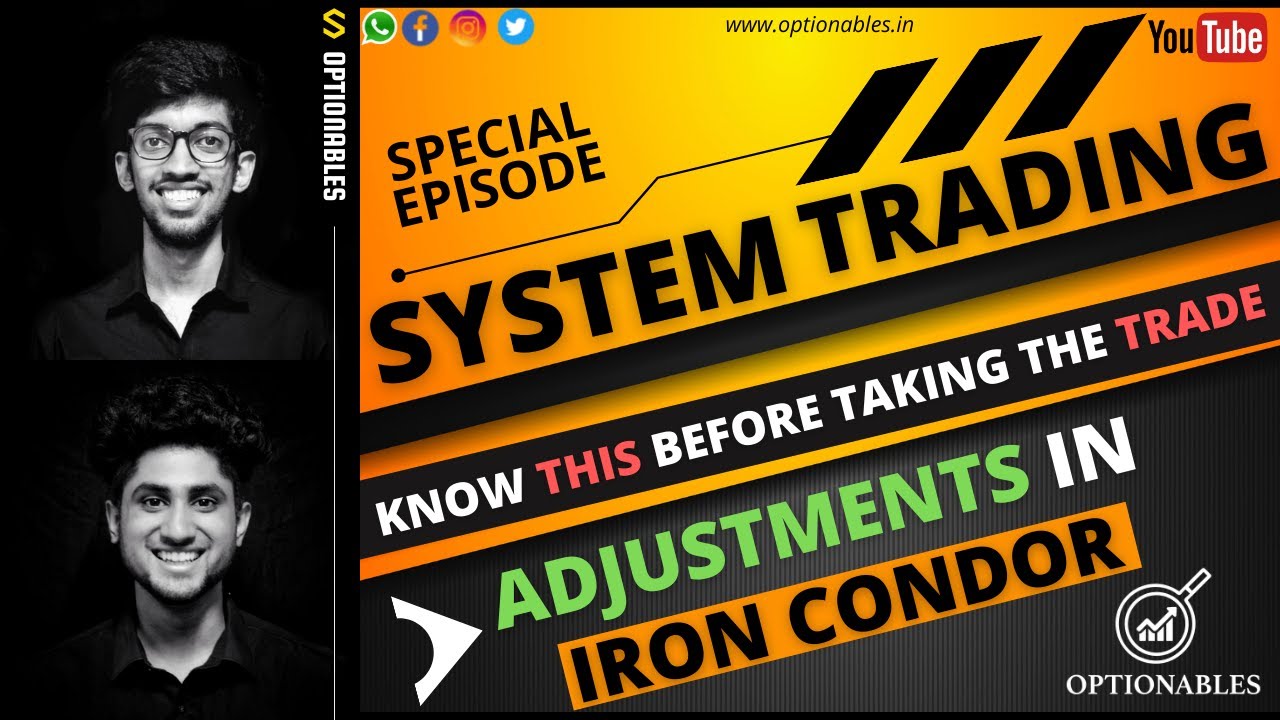 Вход и корректировки Iron Condor | Торговая система | Подробное видео | Дополнительные возможности