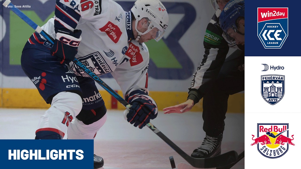 ICE: Hydro Fehervar AV 19 vs. EC Red Bull Salzburg | Highlights