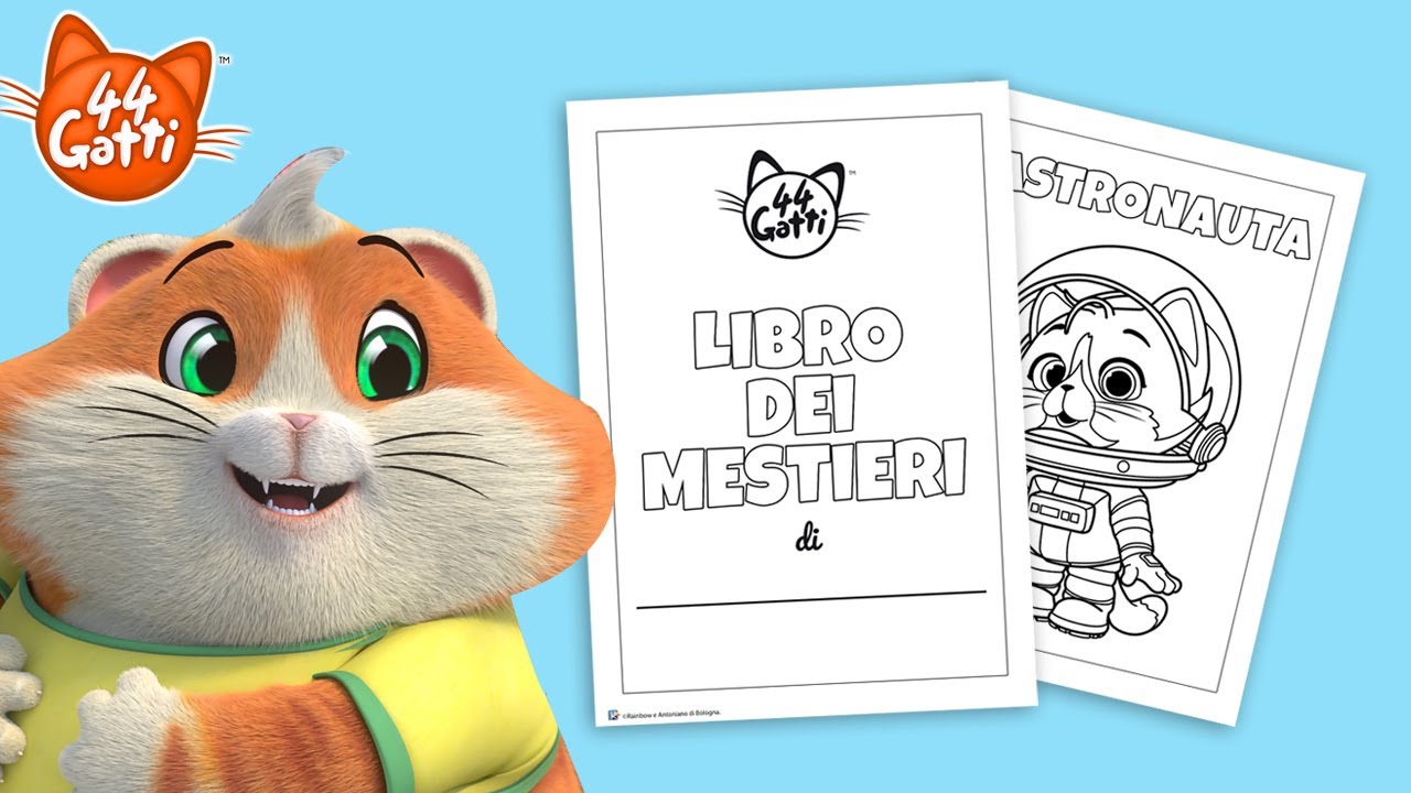 @44GattiIT | Il libro dei mestieri - Tutorial semplice per bambini