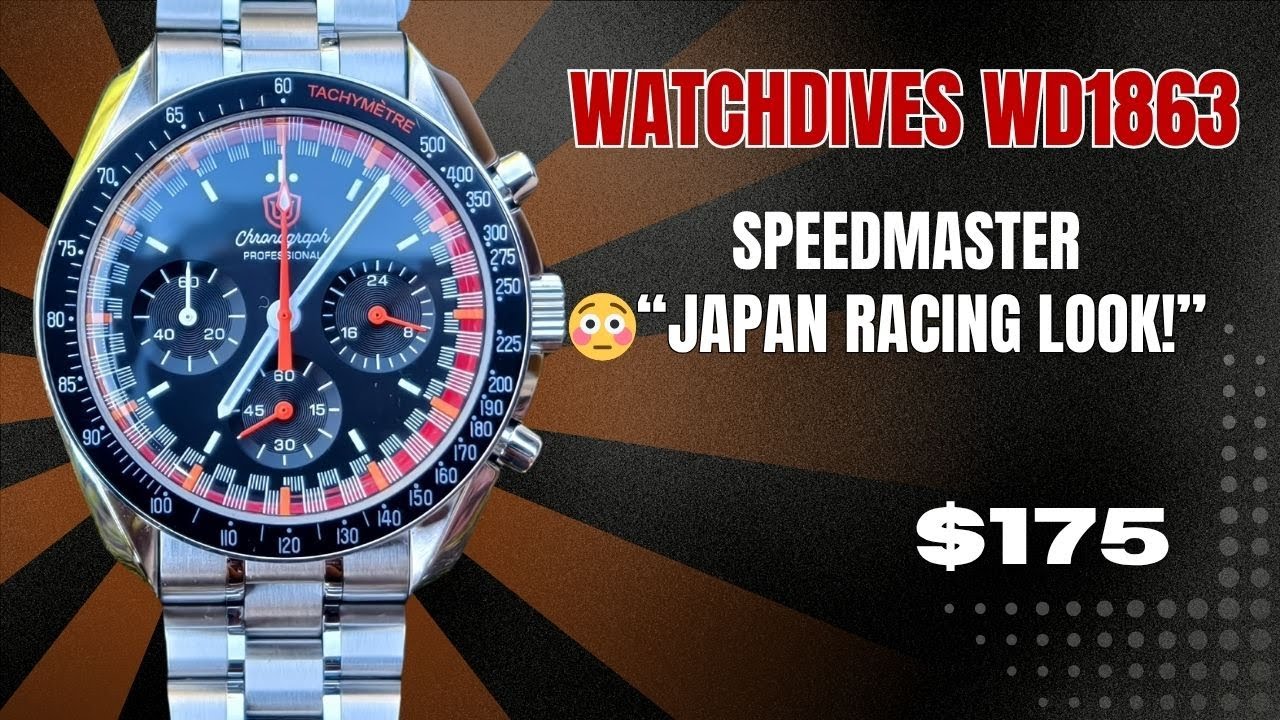 ⌚ 129 долларов, аналог Speedmaster Japan Racing! | Watchdives WD1863
