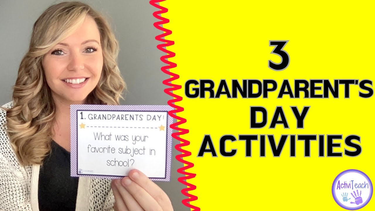 3 Fun Grandparent’s Day Activities for the Classroom