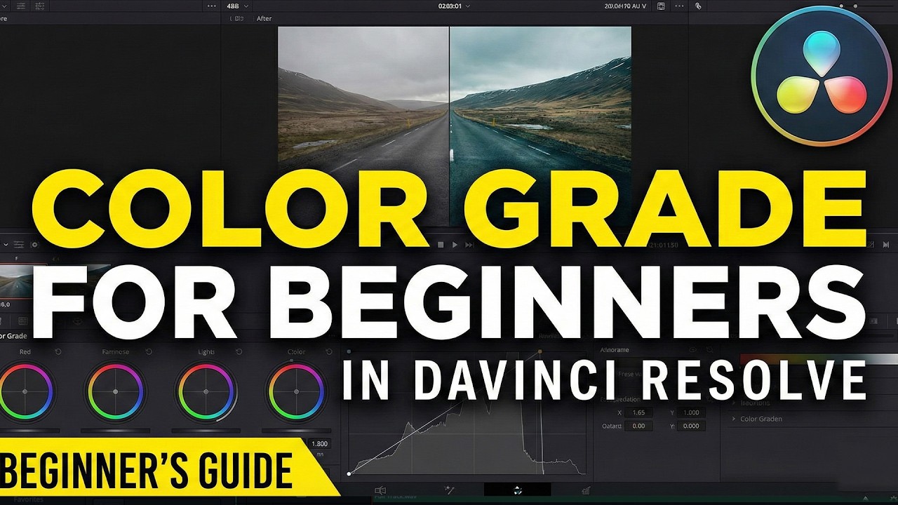 How to Color Grade in DaVinci Resolve for Beginners