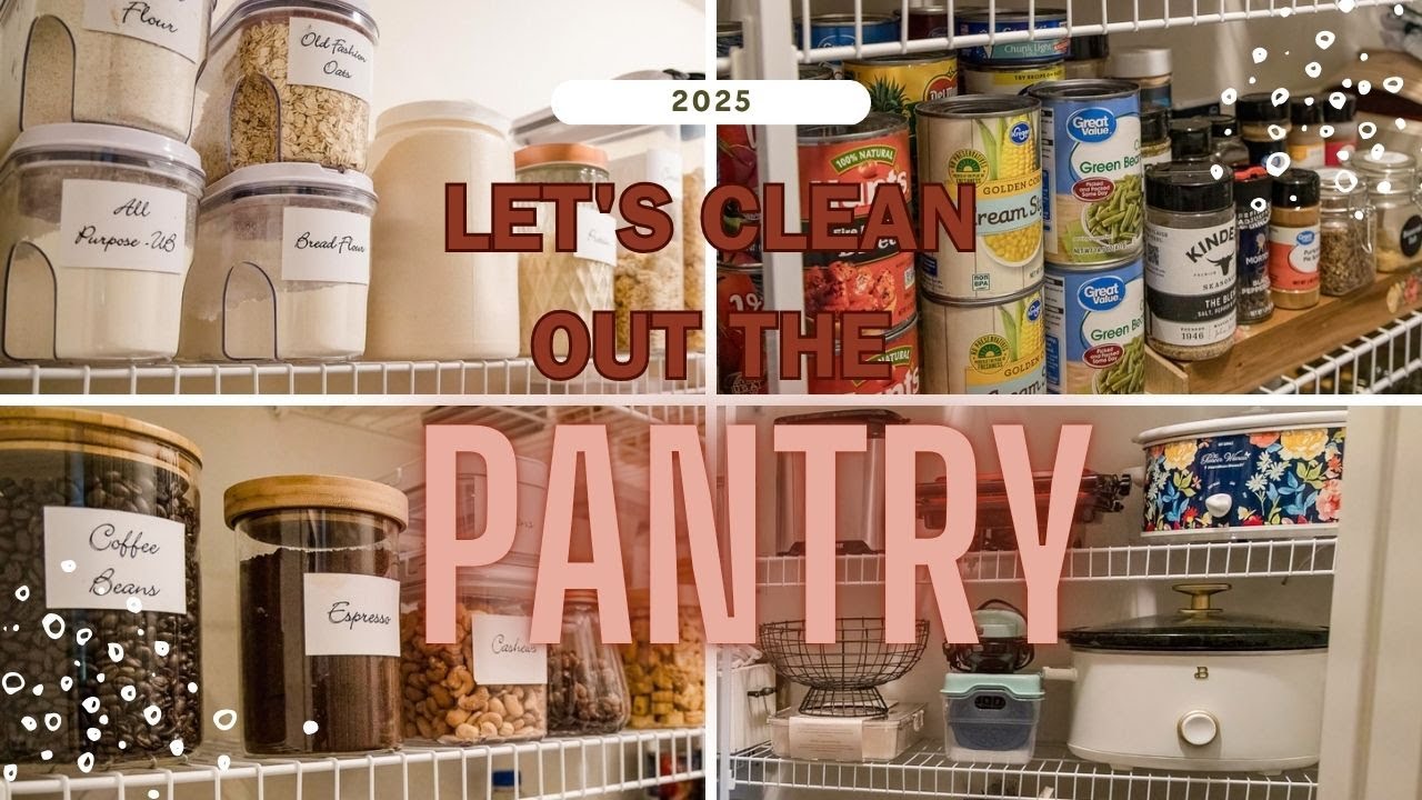 PANTRY CLEAN OUT & ORGANIZE | RESET A MESSY PANTRY | 2025