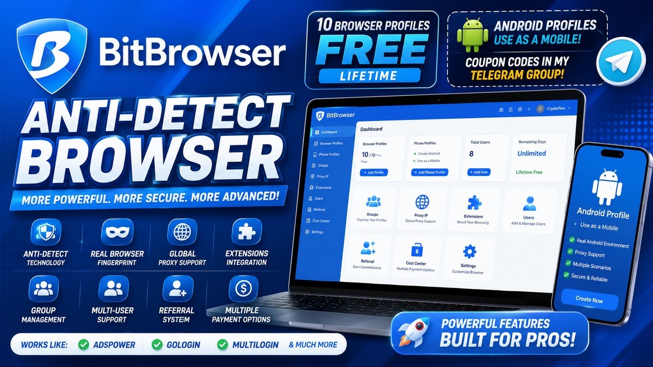 BitBrowser Review | Free Anti-Detect Browser with Android Profiles