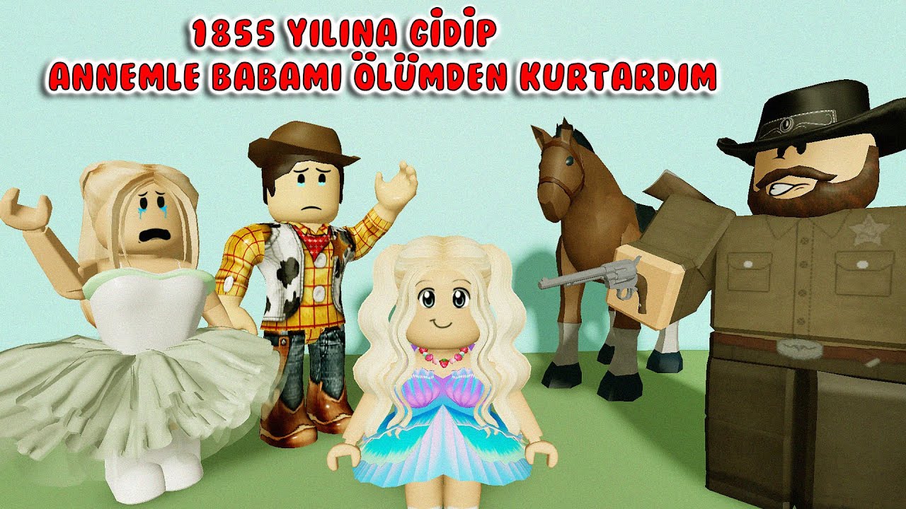👧 ANNEM İLE BABAMI ÖLÜMDEN KURTARDIM !😢 KOVBOY YILINA GİTTİM ! 🤠 | BROOKHAVEN HİKAYE ! 🍓