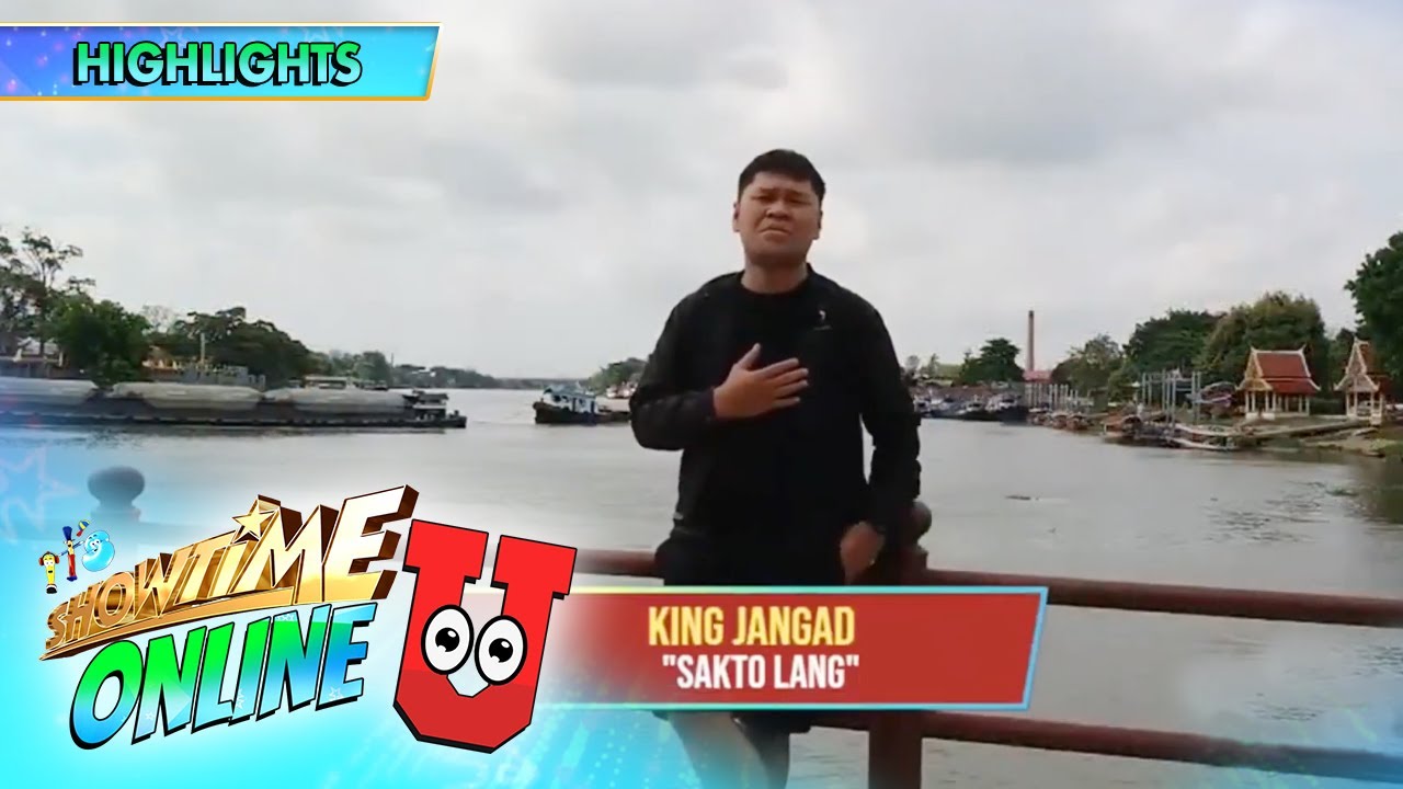 King Jangad sings 'Sakto Lang'