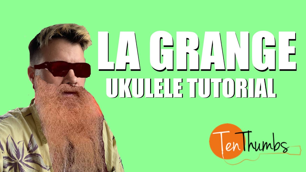 La Grange - ZZ Top - Урок игры на укулеле с табулатурами