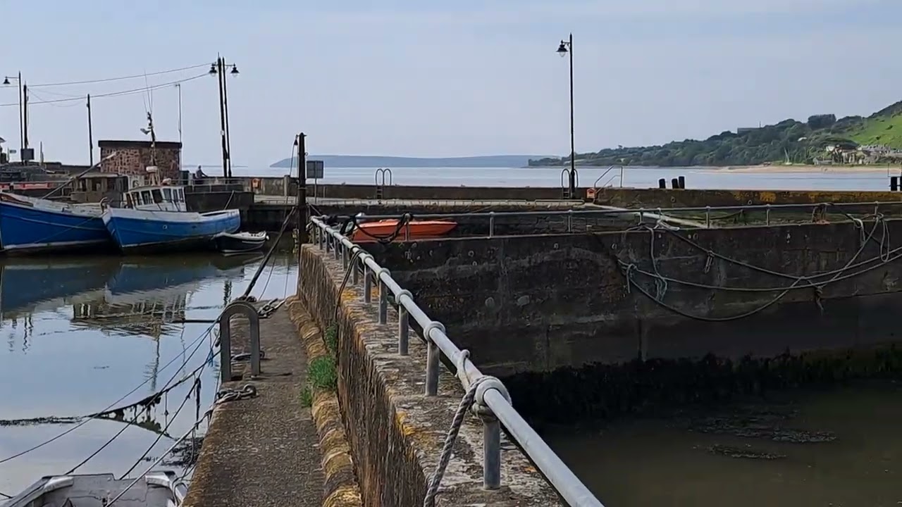Tugs Anteos and Dutch Power towing the second set of bridge sections inbound to Waterford