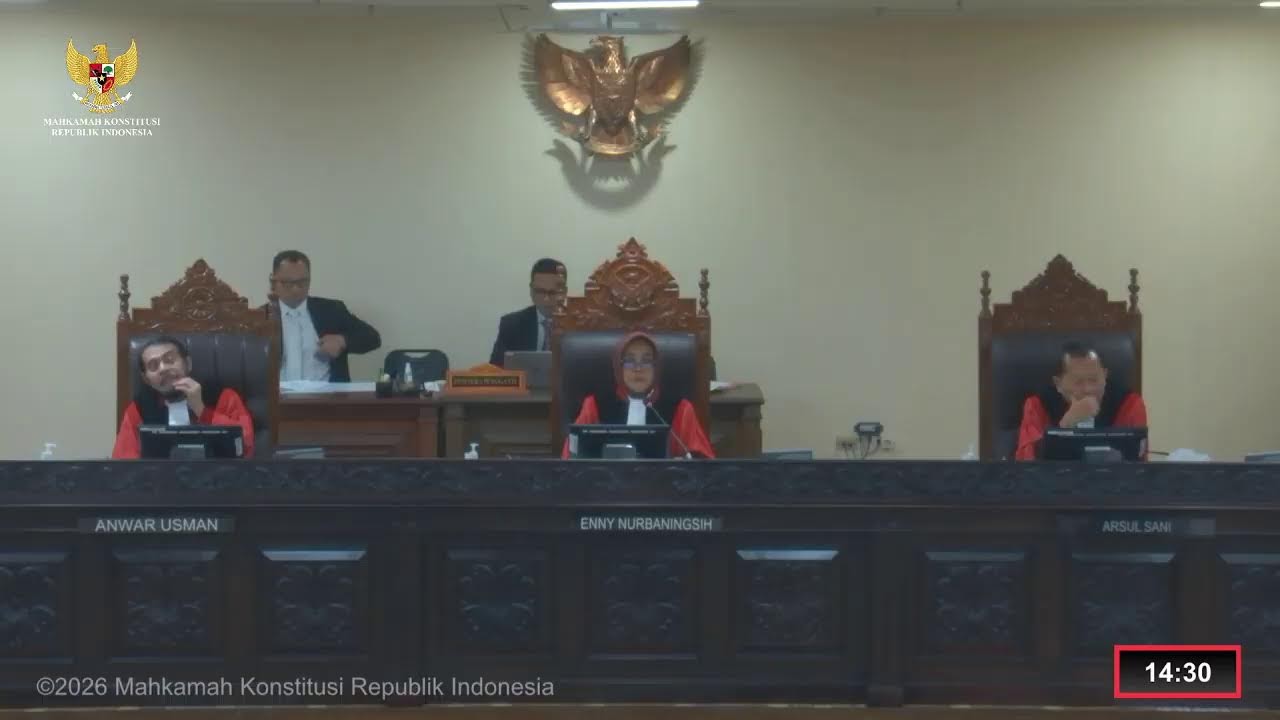 Sidang Perkara Nomor 76, 79/PUU-XXIV/2026. Senin, 2 Maret 2026.
