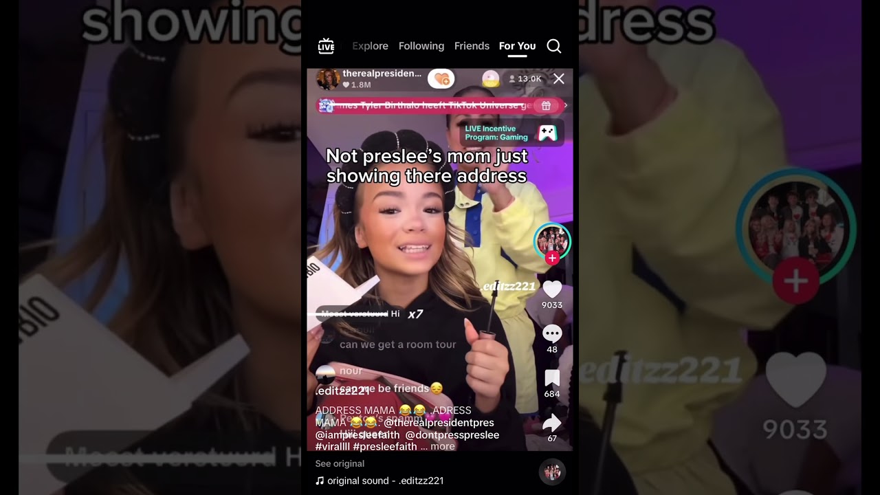 Preslee Faith ADRESS LEAKED? #fypシ゚viral #viral #ship #comment #friendship @iampresIeefaith