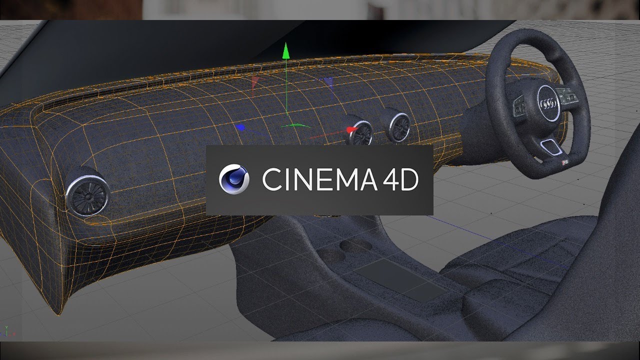 Cinema 4D (3D Modelling) Audi RS3 Interior - SEATS