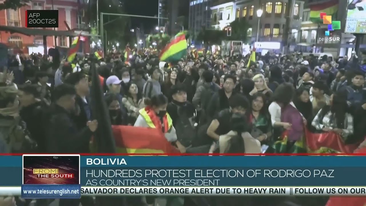 БОЛИВИЯ l Массовый протест против избрания Родриго Паса новым президентом