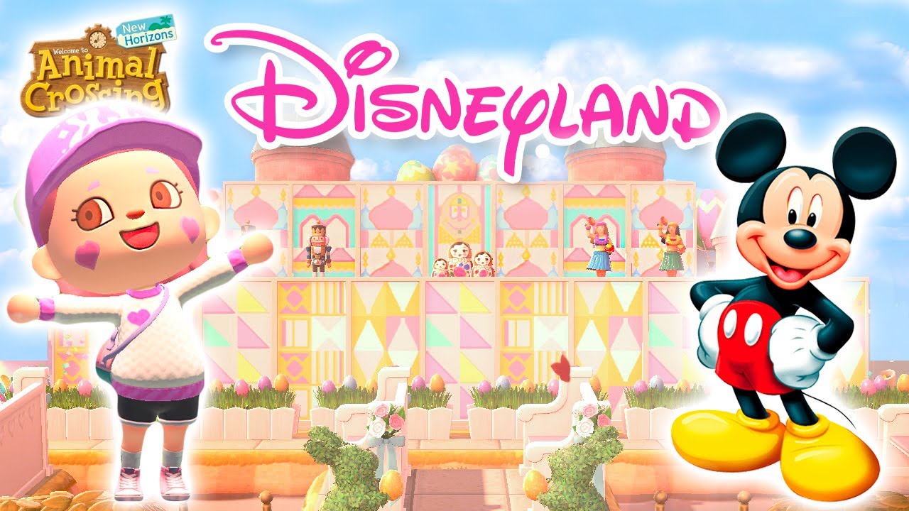 VISITE DE DISNEYLAND ANIMAL CROSSING ! #ACNH