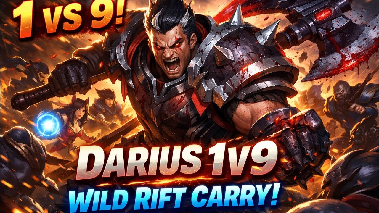 FULL LETHALITY DARIUS IS A CHEAT CODE IN WILD RIFT !!! 🕹️