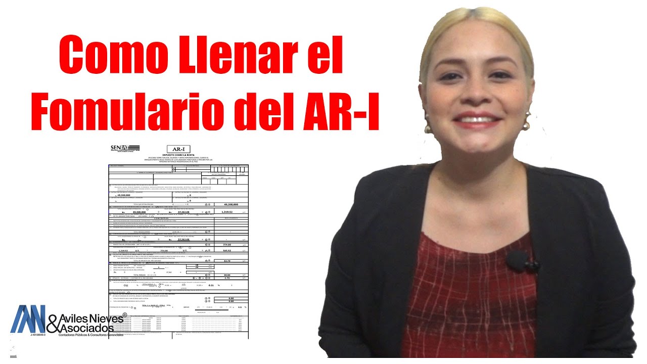 Qué es el AR-I │ Cómo llenar el formulario del AR-I
