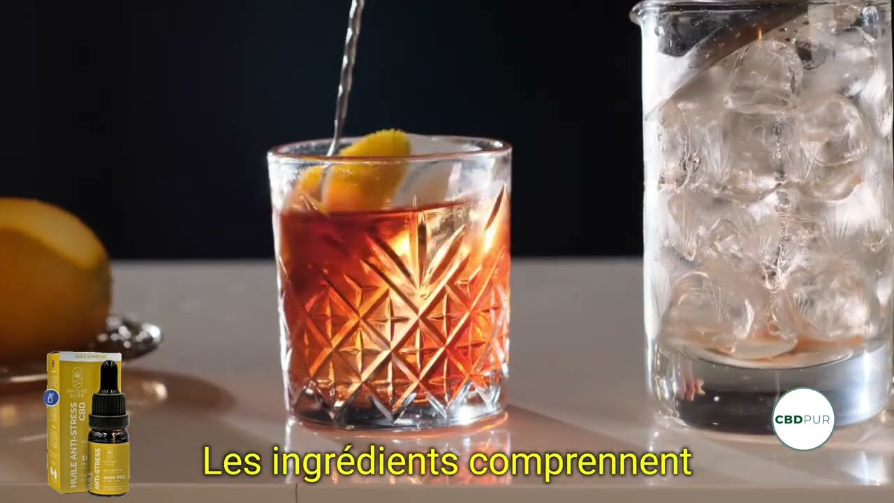 Plongez dans la d&eacute;tente avec notre Cocktail Infusion de CBD | Recette et Bienfaits 🍹💆&zwj;♂️