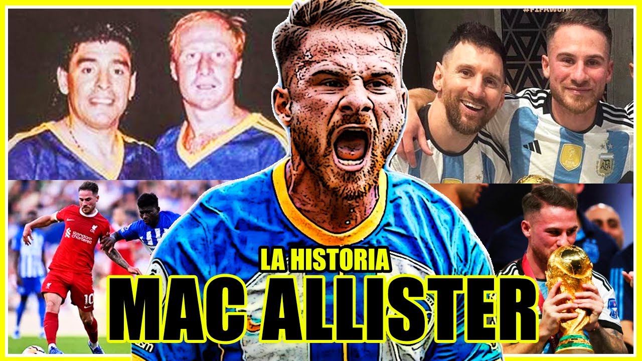 Su PADRE jugó con MARADONA, Él jugó con MESSI | 🇦🇷Alexis Mac Allister La Historia