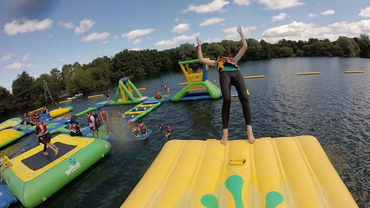 New Forest Aqua Park Fun! (GoPro)